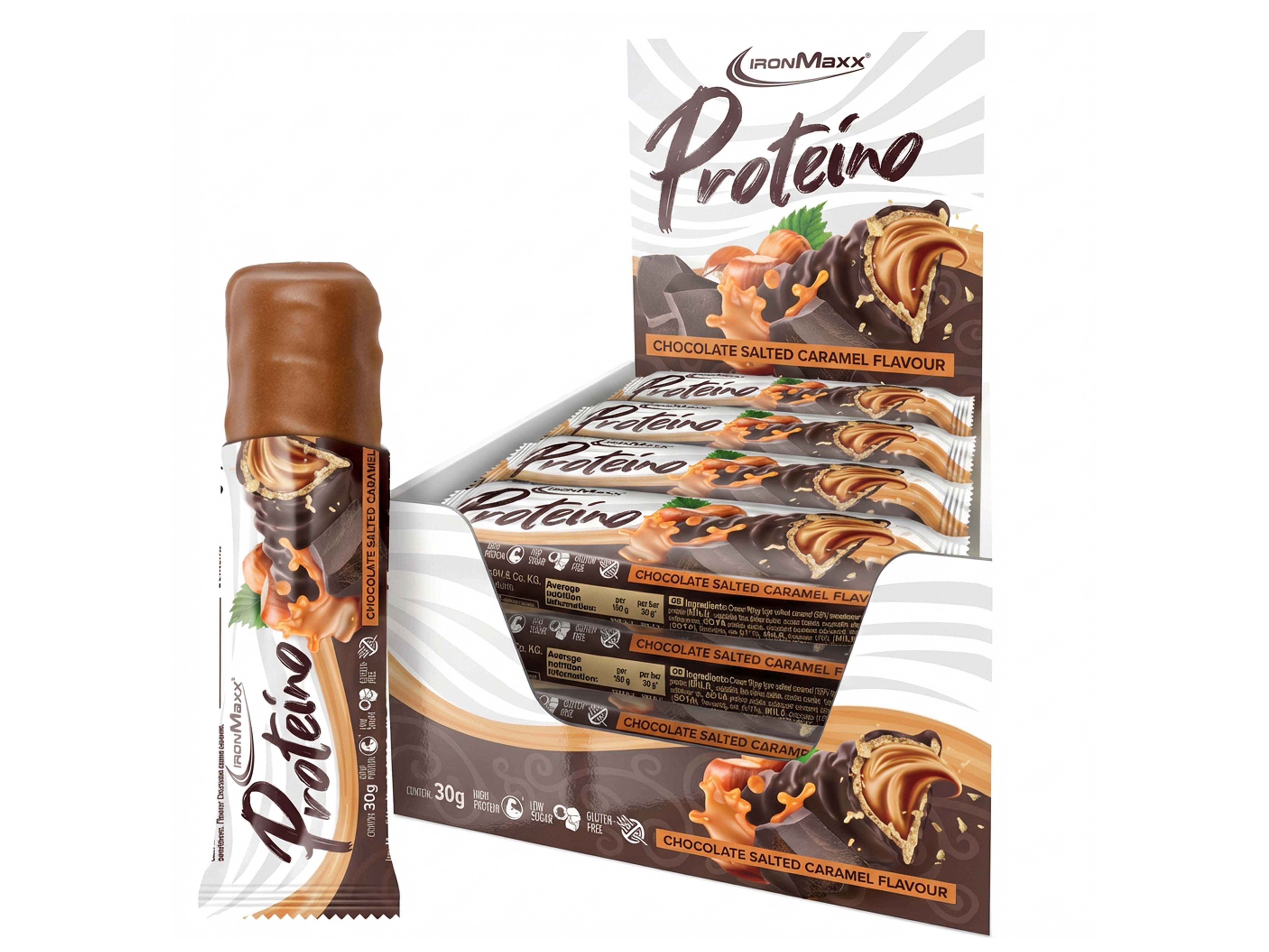 Barra Proteica Chocolate & Caramelo Salgado 30g 1