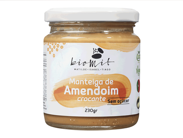 Manteiga de Amendoim Crocante BIO 230g