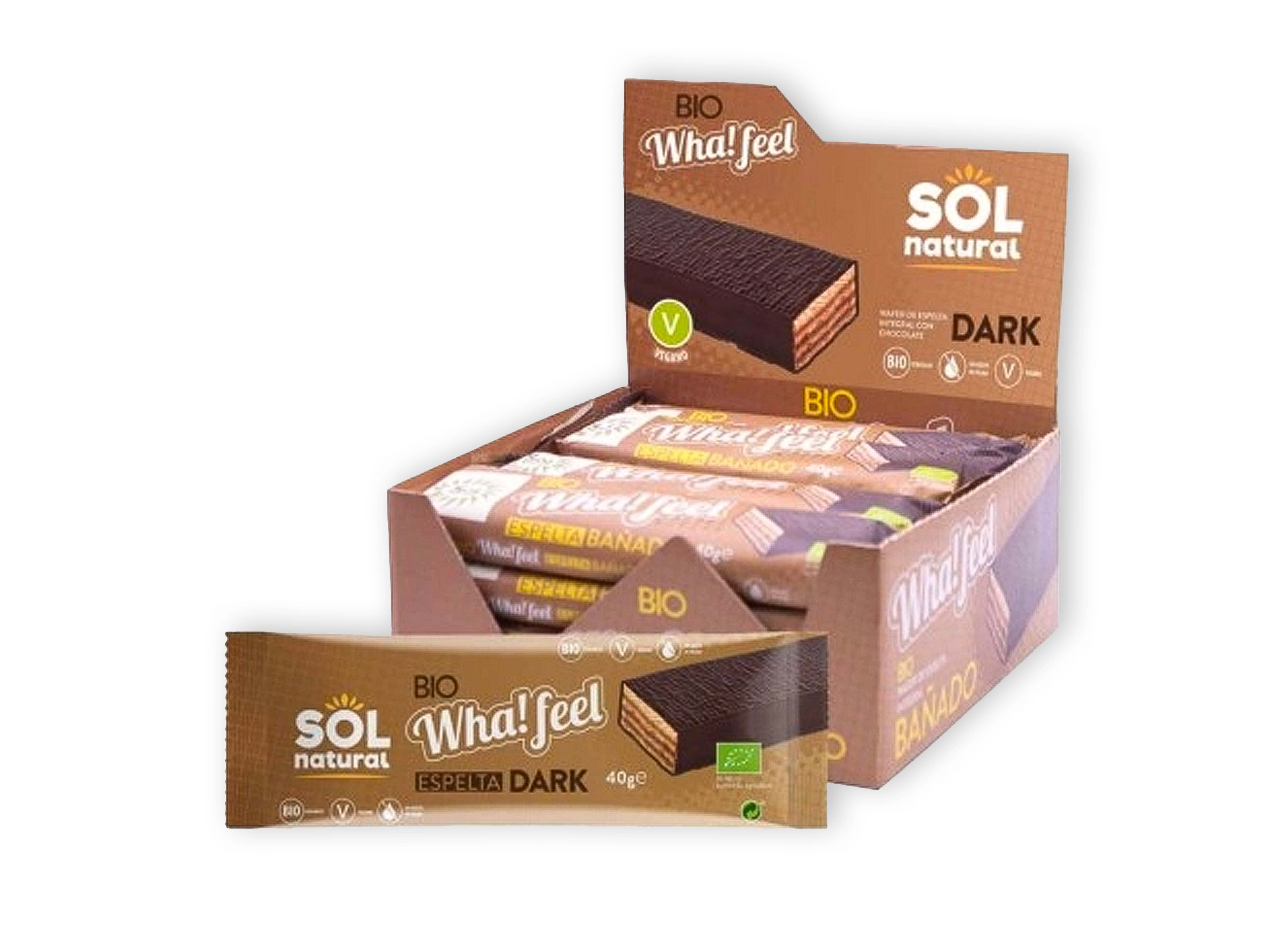Snack de Espelta & Cacau Coberto com Chocolate Negro BIO 40g 1