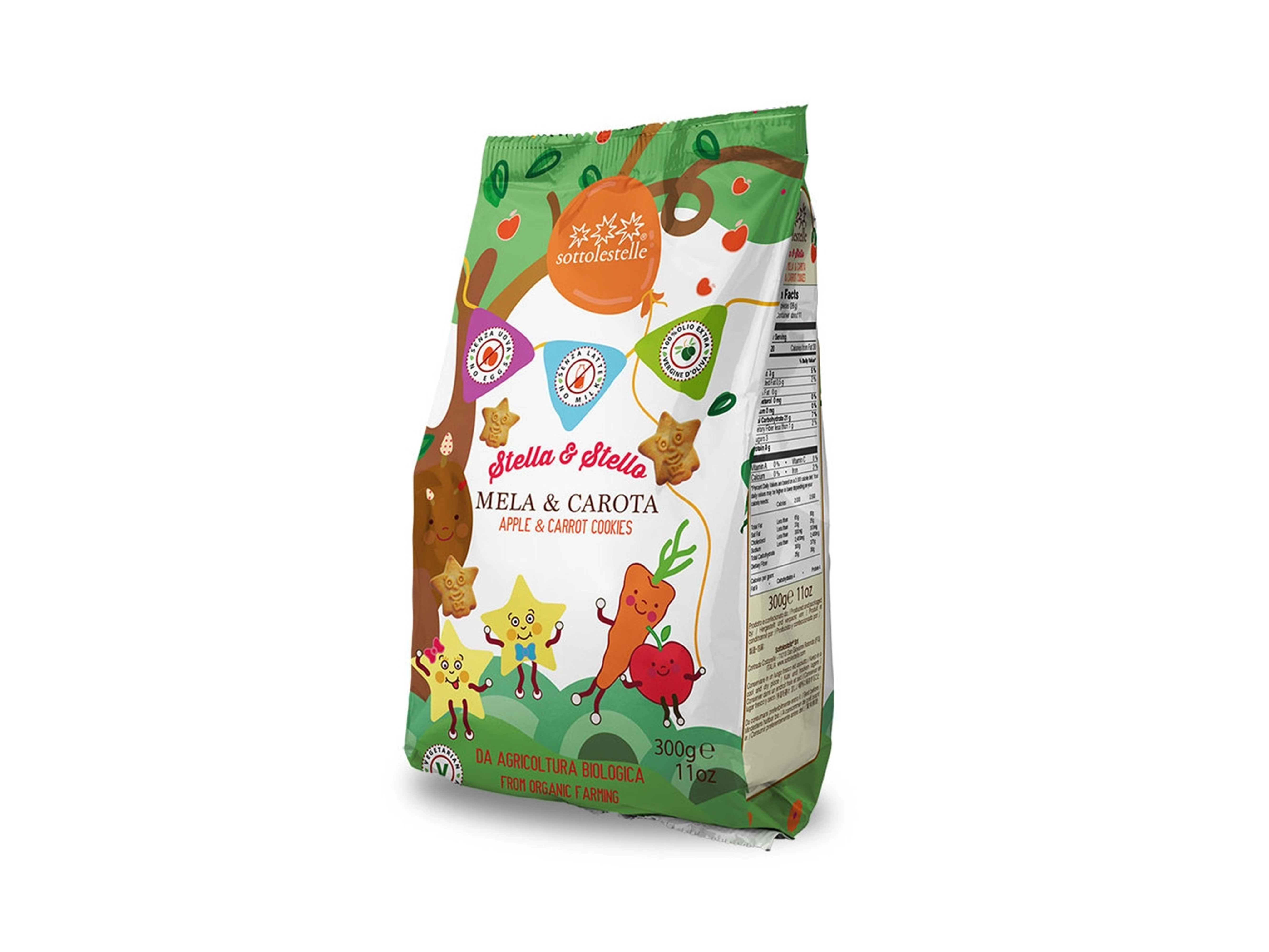 Bolachas Maçã & Cenoura BIO 300g 1