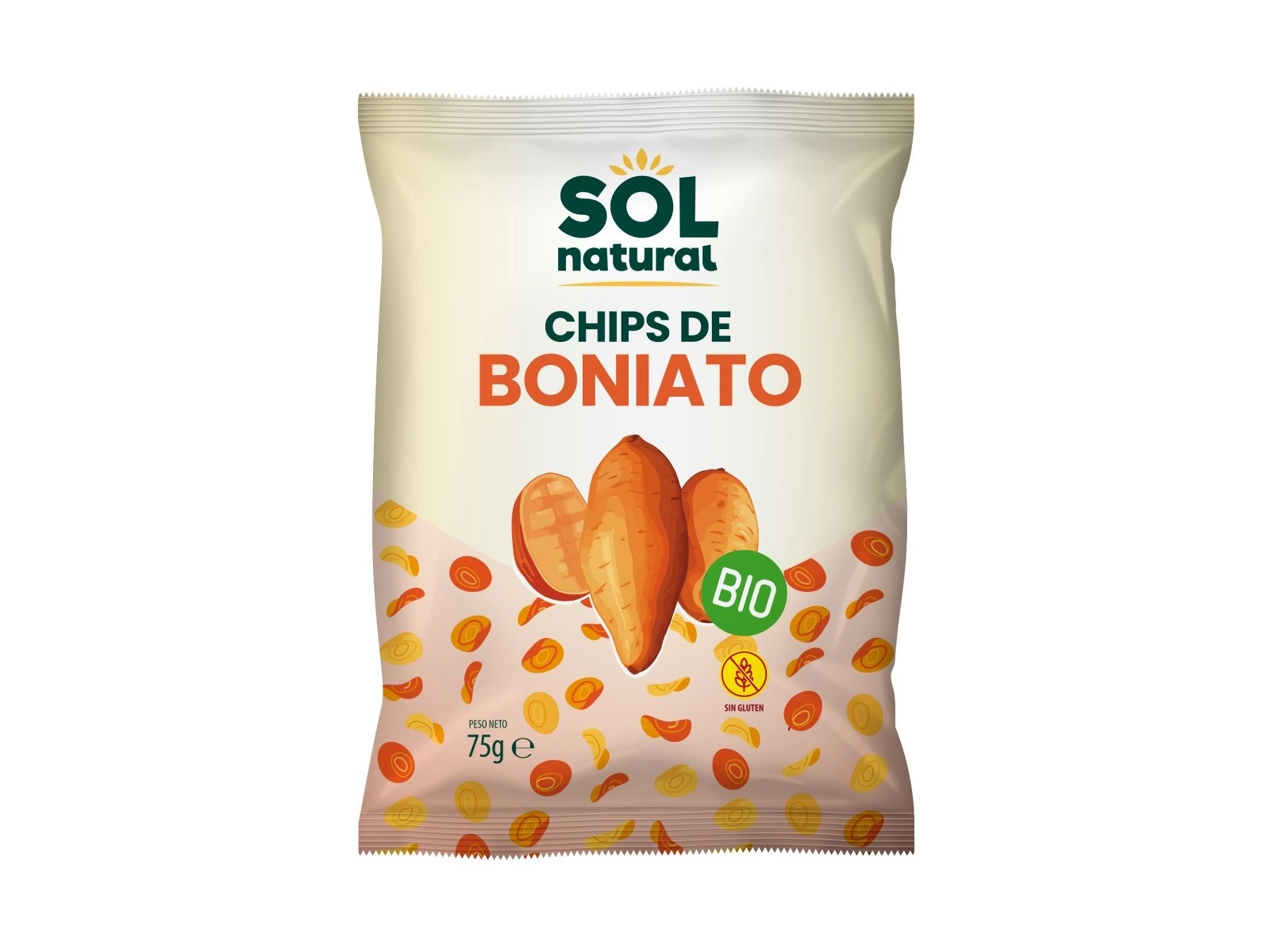 Chips de Batata Doce BIO 75g 1