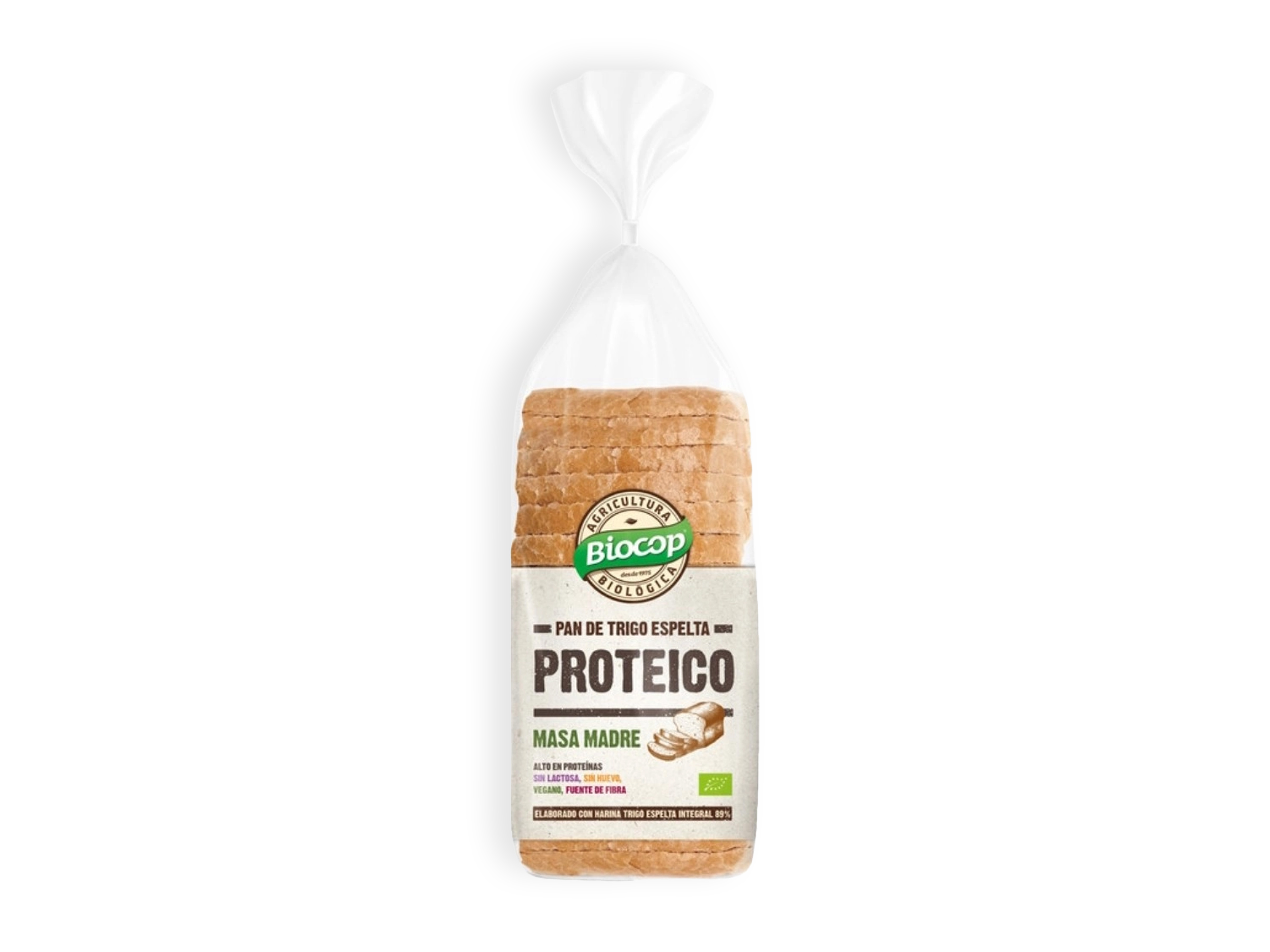 Pão de Forma de Espelta Integral Proteico Massa Mãe BIO 400g 1