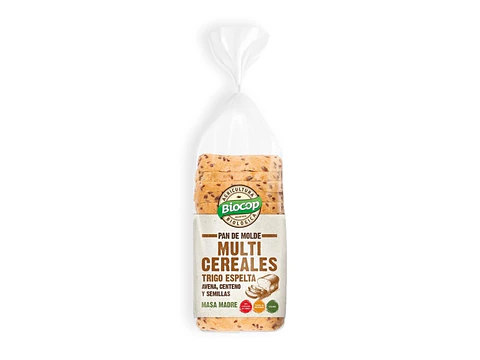 Pão de Forma de Espelta Multicereais Massa Mãe BIO 400g