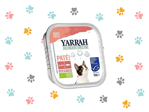 Organic Salmon & Seaweed Cat Pate 100g