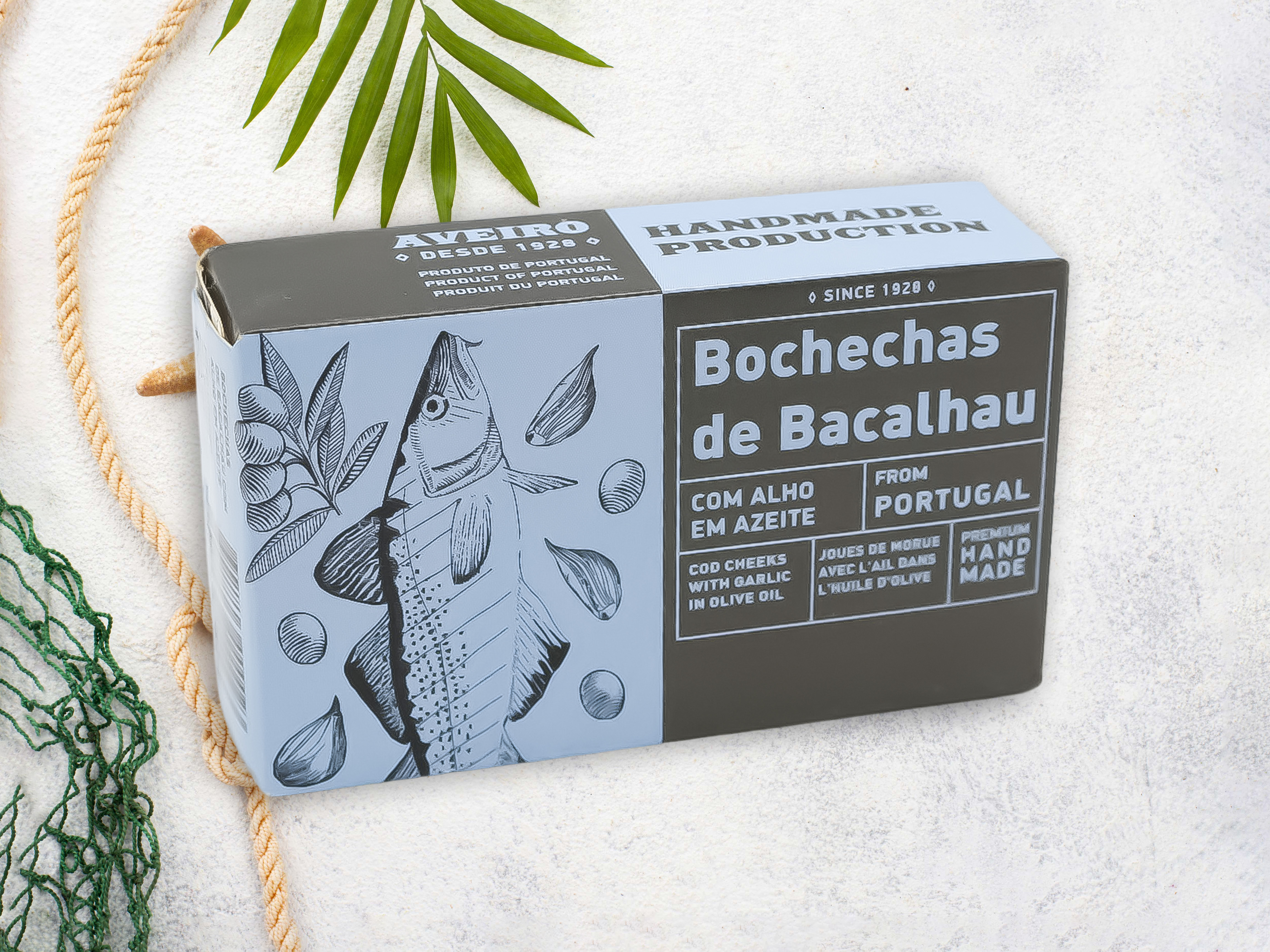 Bochechas de Bacalhau com Alho em Azeite 120g 1