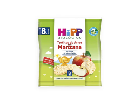 Tortitas de Arroz c/ Maçã BIO 30g