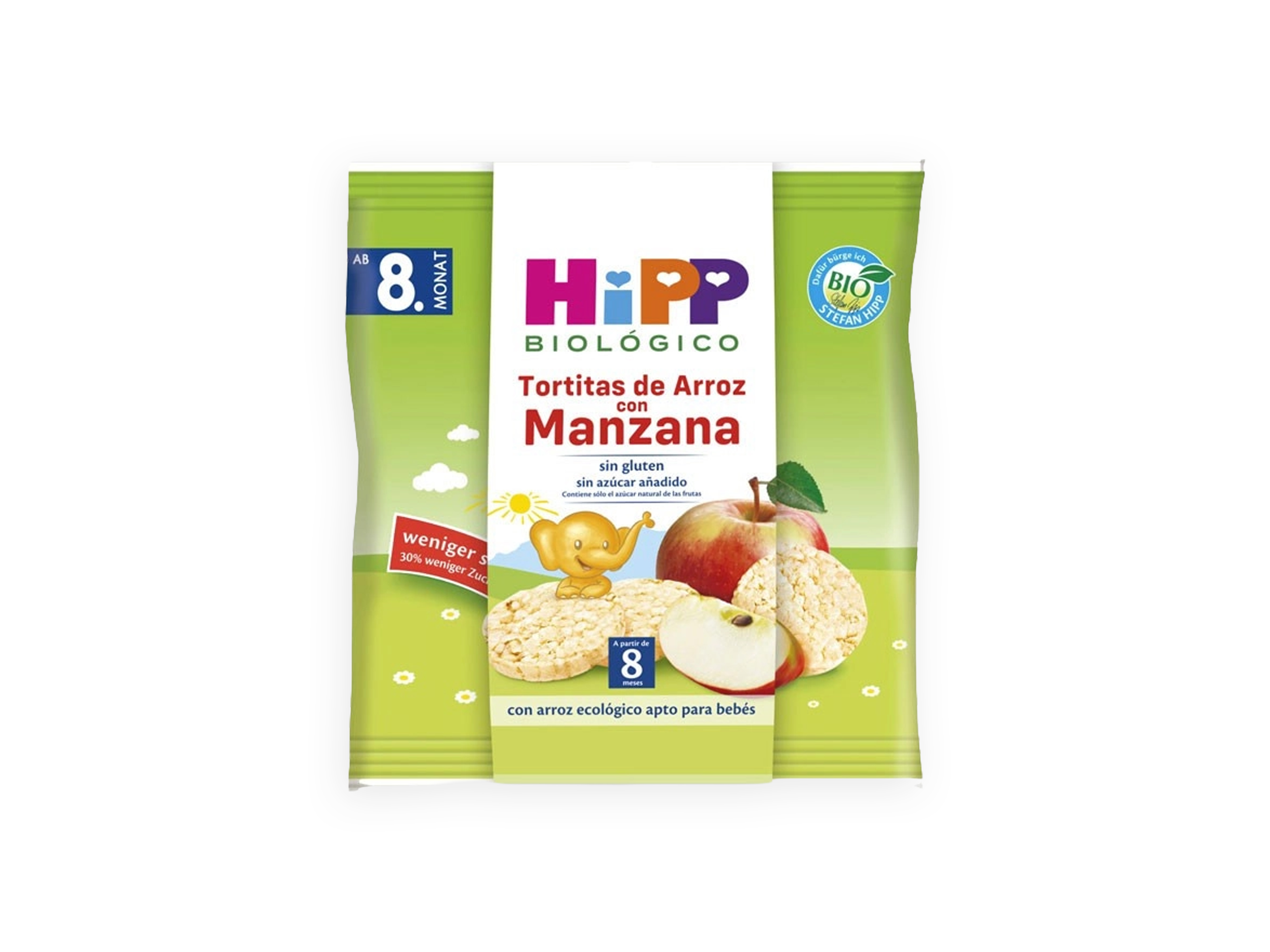 Tortitas de Arroz c/ Maçã BIO 30g 1