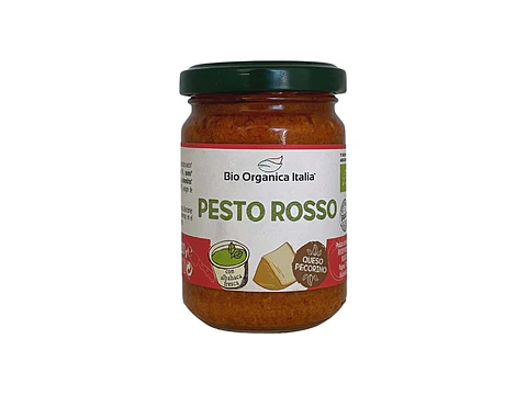 Pesto Rosso com Queijo Pecorino e Amêndoa BIO 130g