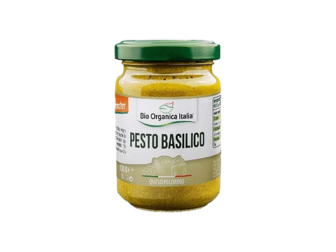Pesto Verde com Queijo Pecorino e Caju BIO 130g