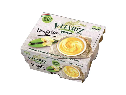 Creme de Arroz & Baunilha BIO 4x100g