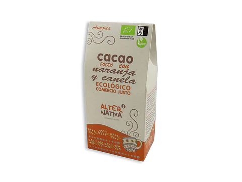 Cacau Puro com Laranja & Canela BIO 125g