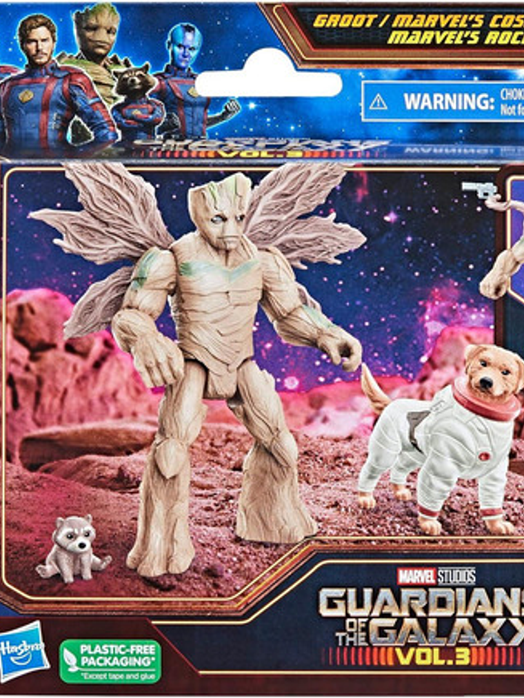 Marvel: Guardianes De La Galaxia Vol 3 - Groot, Cosmo Y Bebe 3
