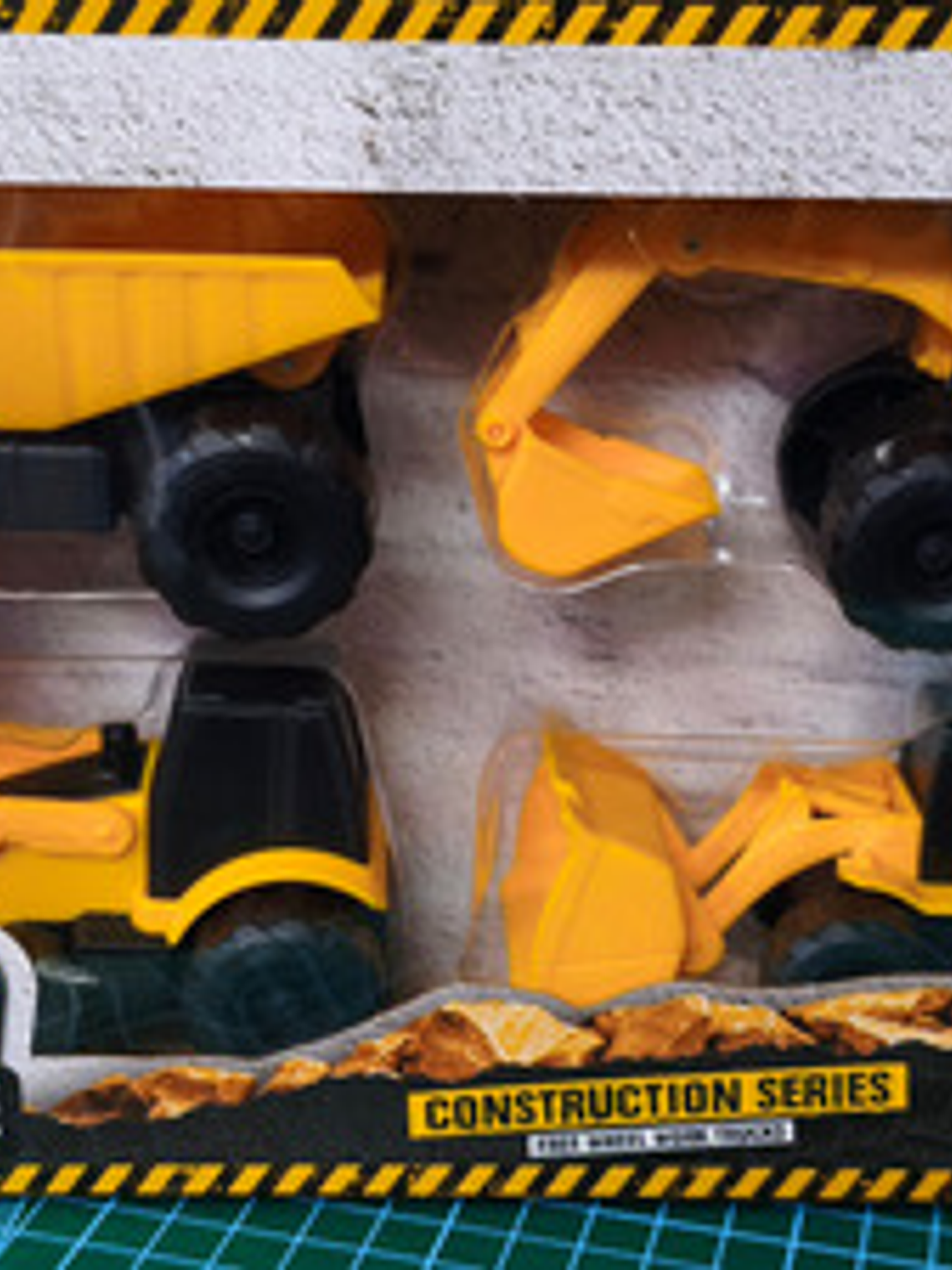 Set De 4 Carritos De Construccion Power Drive 1