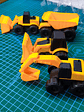 Set De 4 Carritos De Construccion Power Drive - Miniatura 5