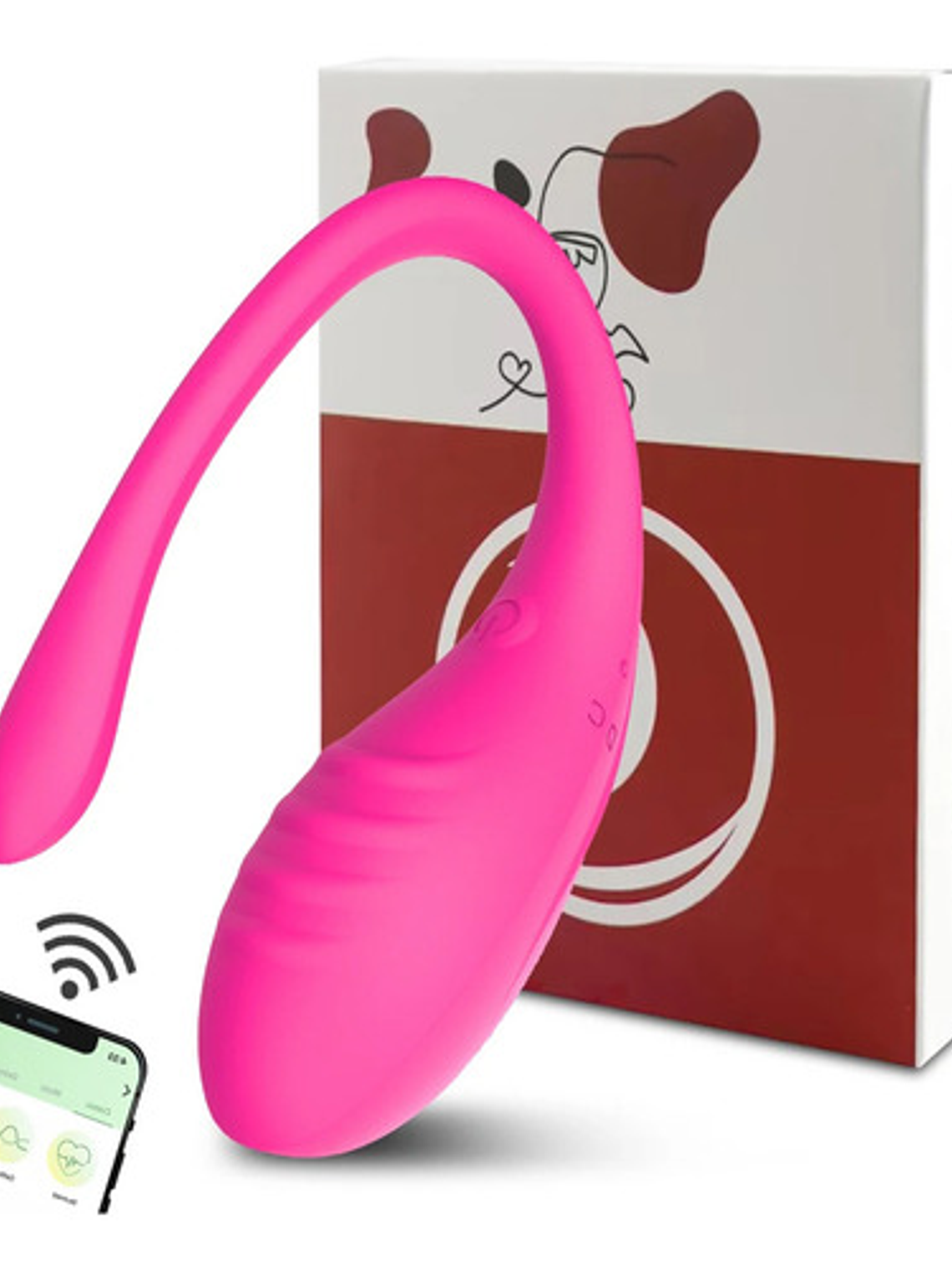 Vibradores Vaginales En U De 9 Velocidades App Bluethoot 1