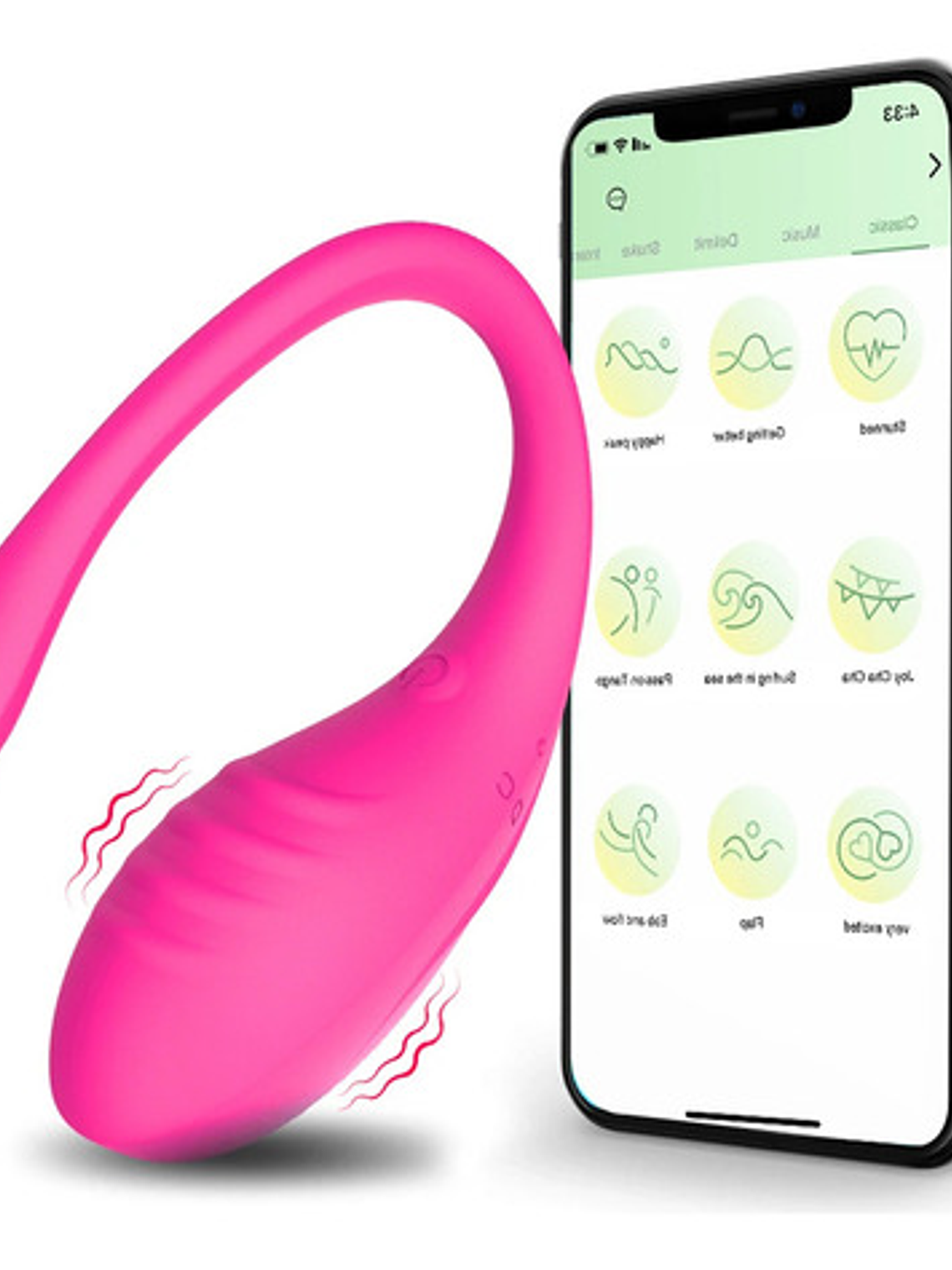 Vibradores Vaginales En U De 9 Velocidades App Bluethoot 2