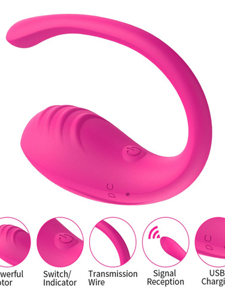 Vibradores Vaginales En U De 9 Velocidades App Bluethoot 8