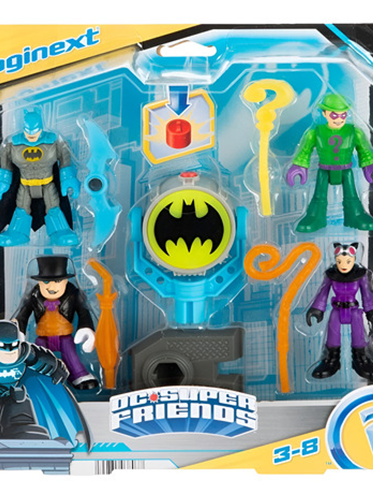 Juguete Imaginext Dc Super Friends Bat-tech Multipack 1