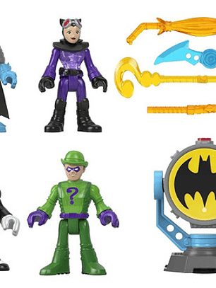 Juguete Imaginext Dc Super Friends Bat-tech Multipack