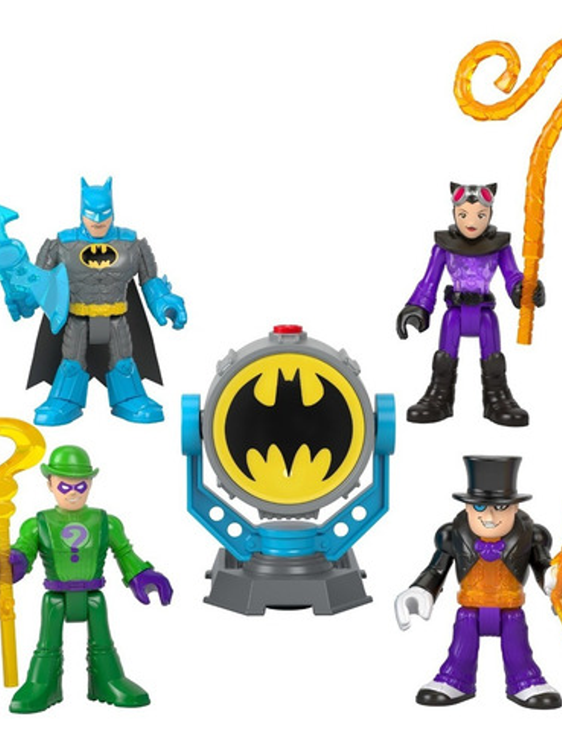 Juguete Imaginext Dc Super Friends Bat-tech Multipack 3