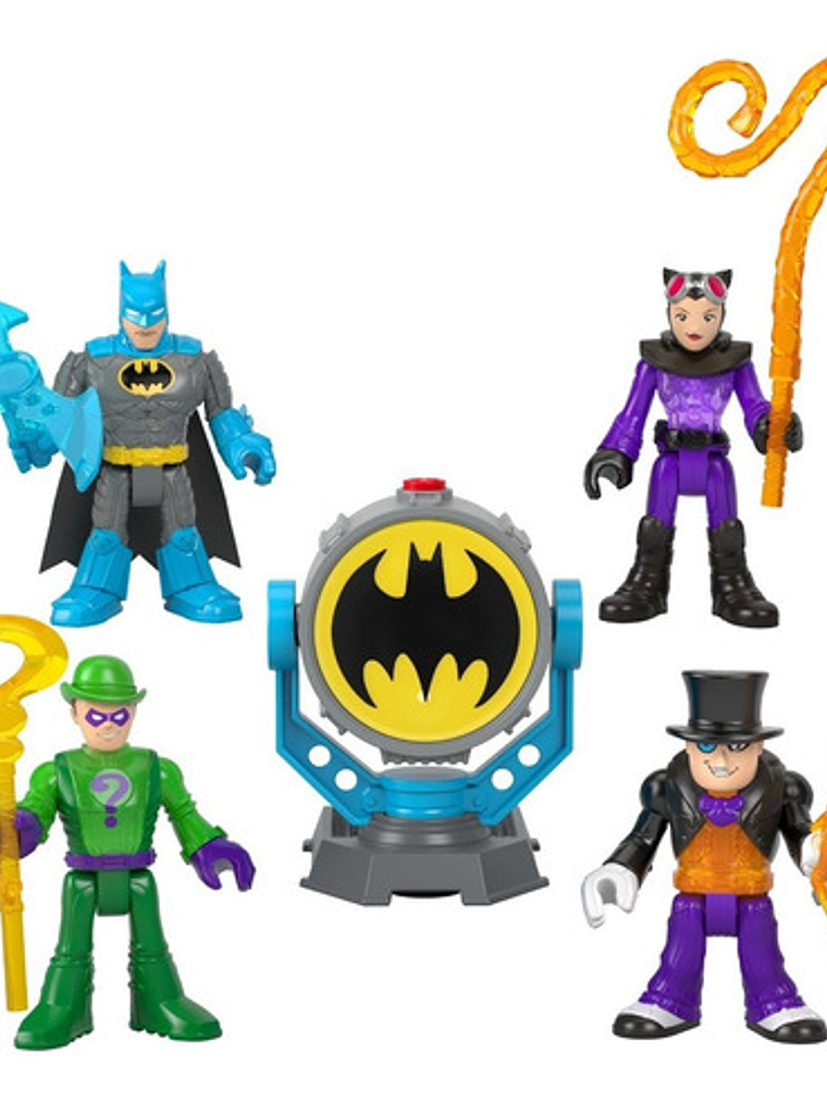 Juguete Imaginext Dc Super Friends Bat-tech Multipack 3
