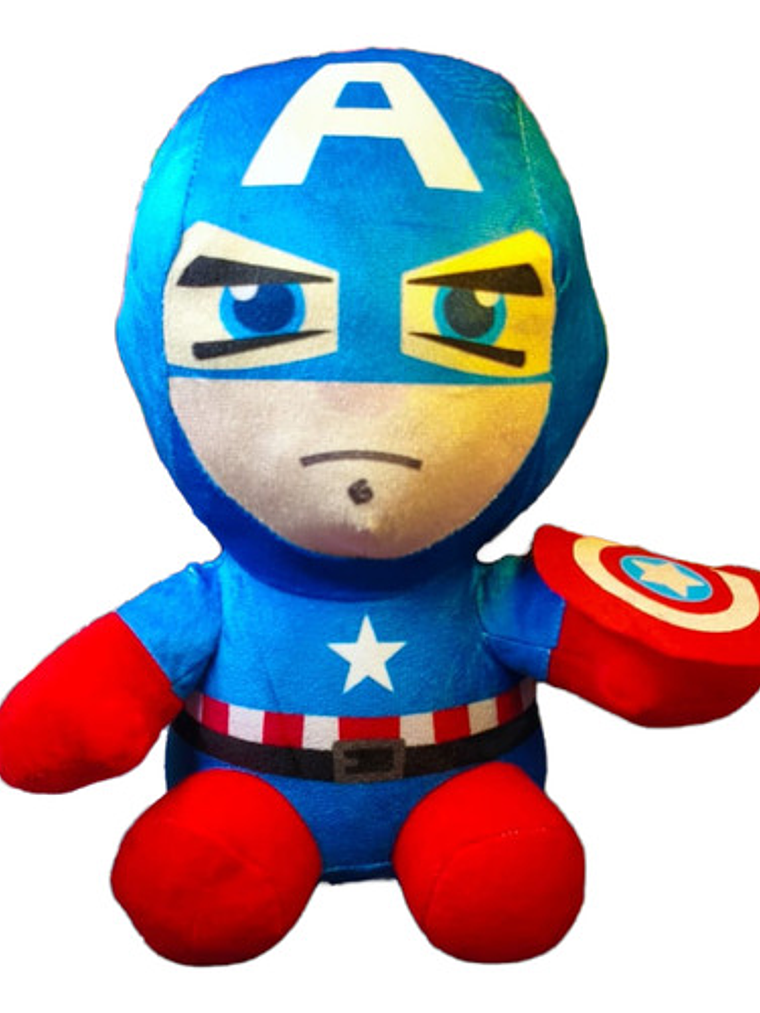 Lindo Peluche De Capitan America The Avengers 25cm 1