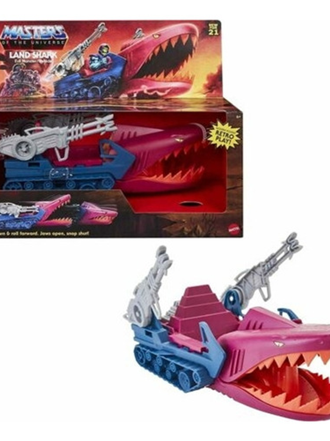 Figura Masters Of The Universe Origins Tiburon Terrestre 2