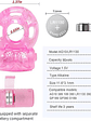 Anillo Vibrador Retardante Consolador Erotico Color Rosa - Miniatura 2