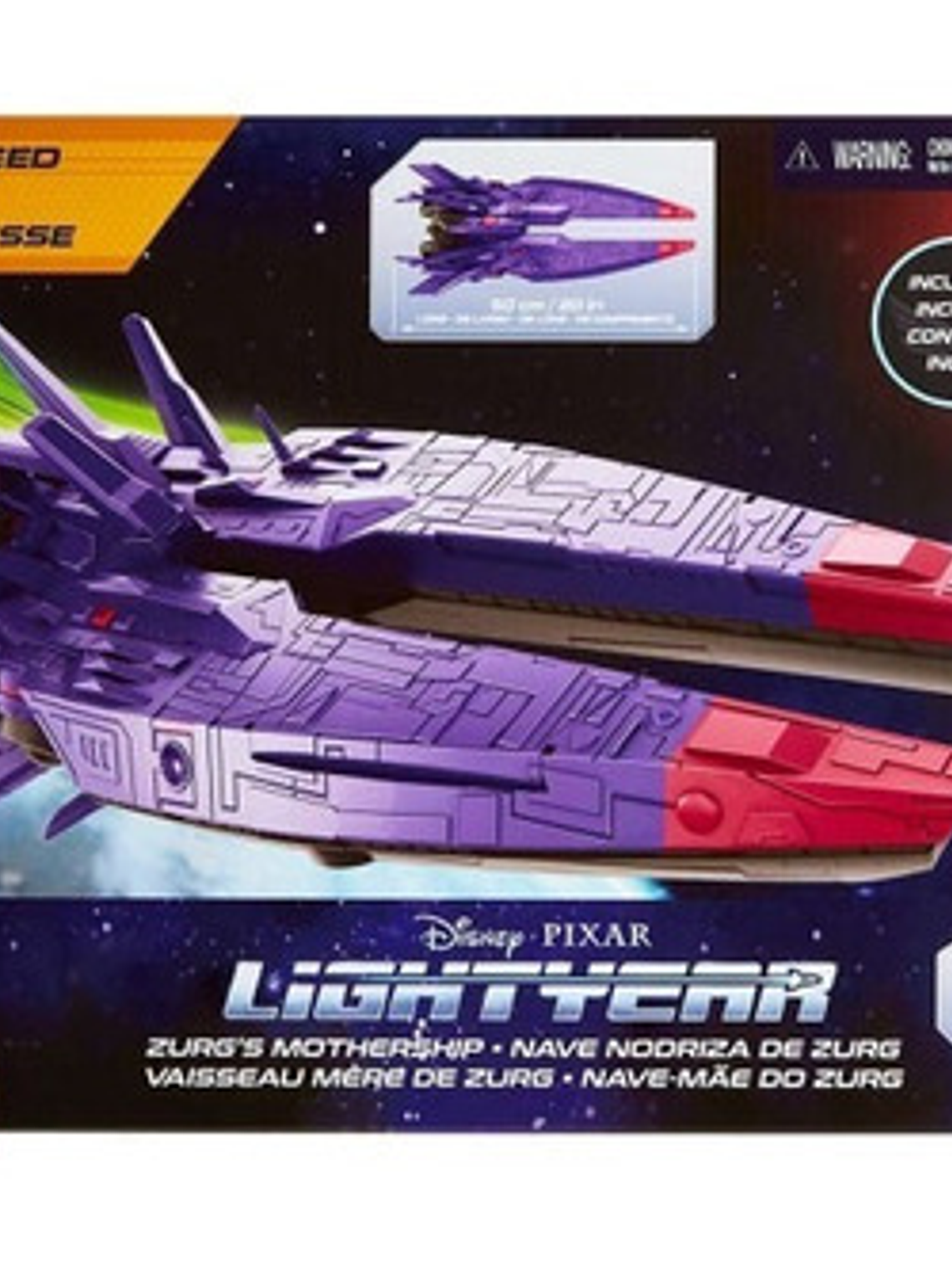 Disney Pixar Lightyear Nave Espacial Zurg Xl Hhm23 Mattel 2