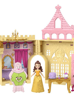 Disney Princesa Casa De Muñecas Castillo De Bella Apilable Multicolor