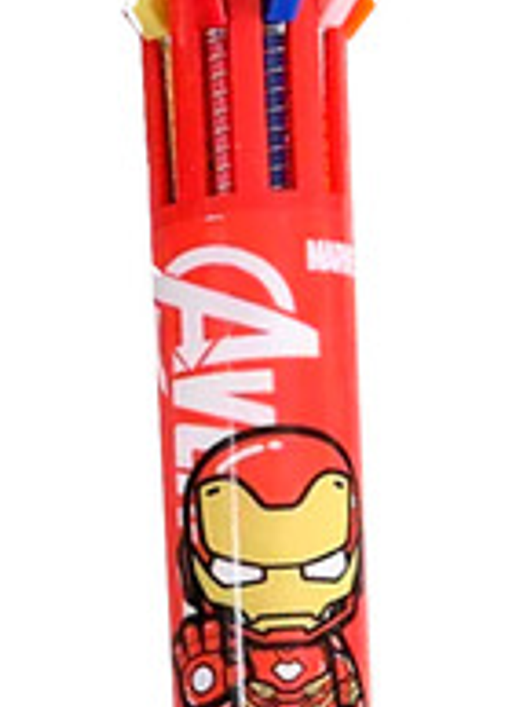 Boligrafo 10 En 1 Superheoes Avengers Batman Spiderman 1