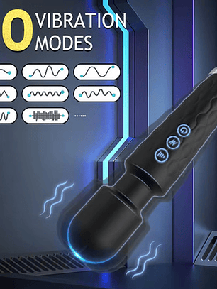 Vibrador Consolador Femenino Inalámbrico Recargable Usb 20cm