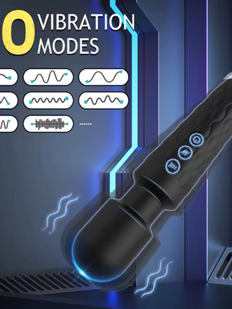 Vibrador Consolador Femenino Inalámbrico Recargable Usb 20cm 2