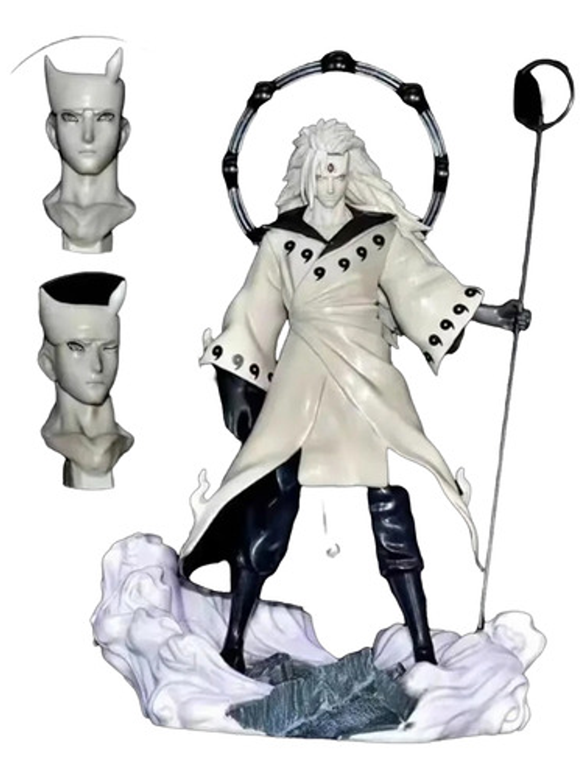 Figura Pvc Naruto Uchiha Madara Jinchuriki Forma Sin Caja 4