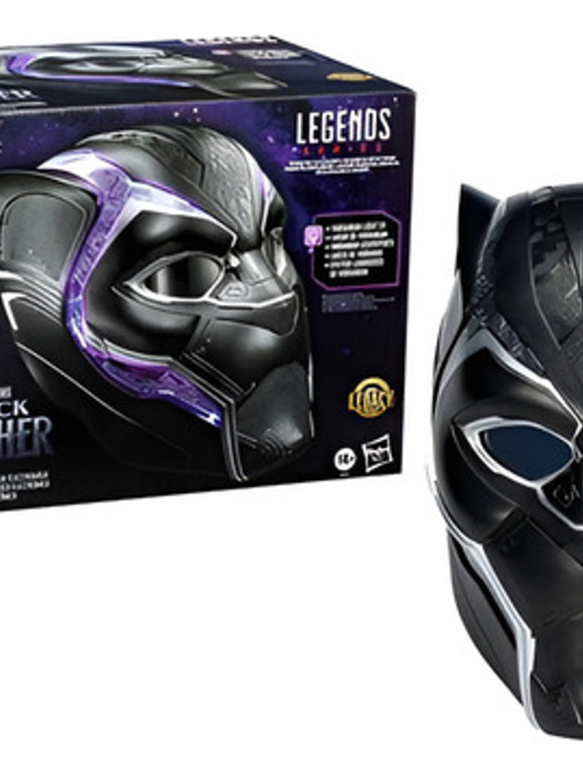 Casco Electrónico Marvel Legends Series Black Panther 1