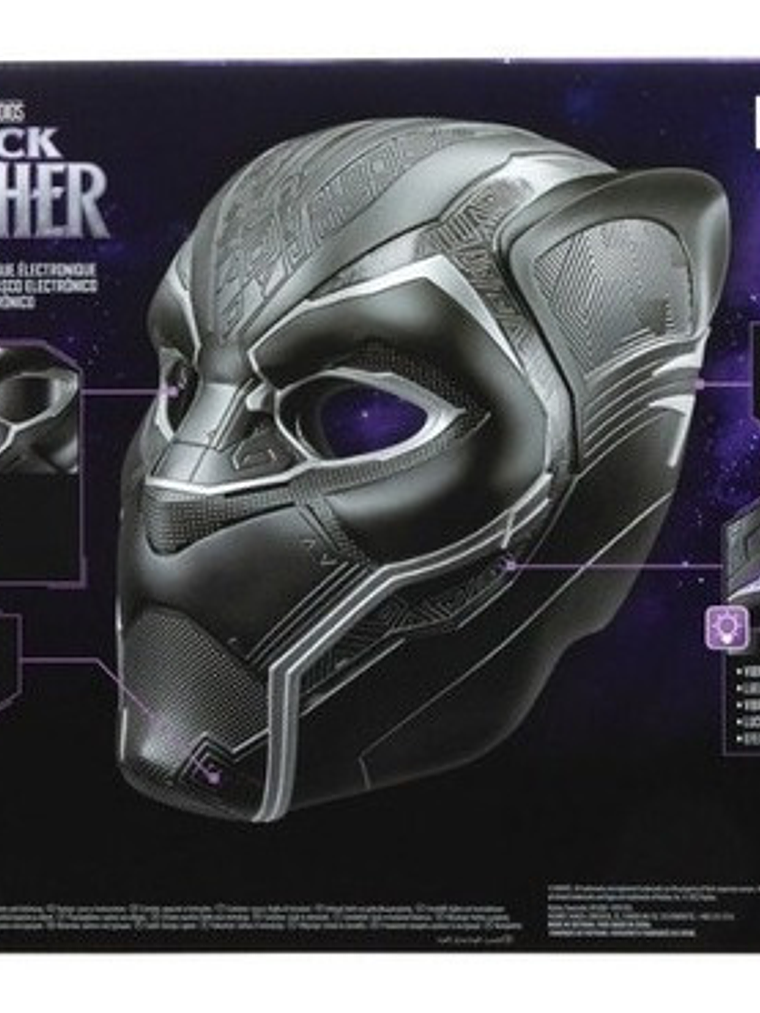 Casco Electrónico Marvel Legends Series Black Panther 3