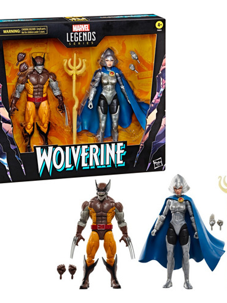 Figura Marvel Legends Series Wolverine Y Lilandra Neramani 7
