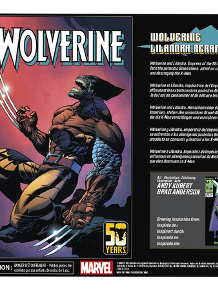 Figura Marvel Legends Series Wolverine Y Lilandra Neramani 10