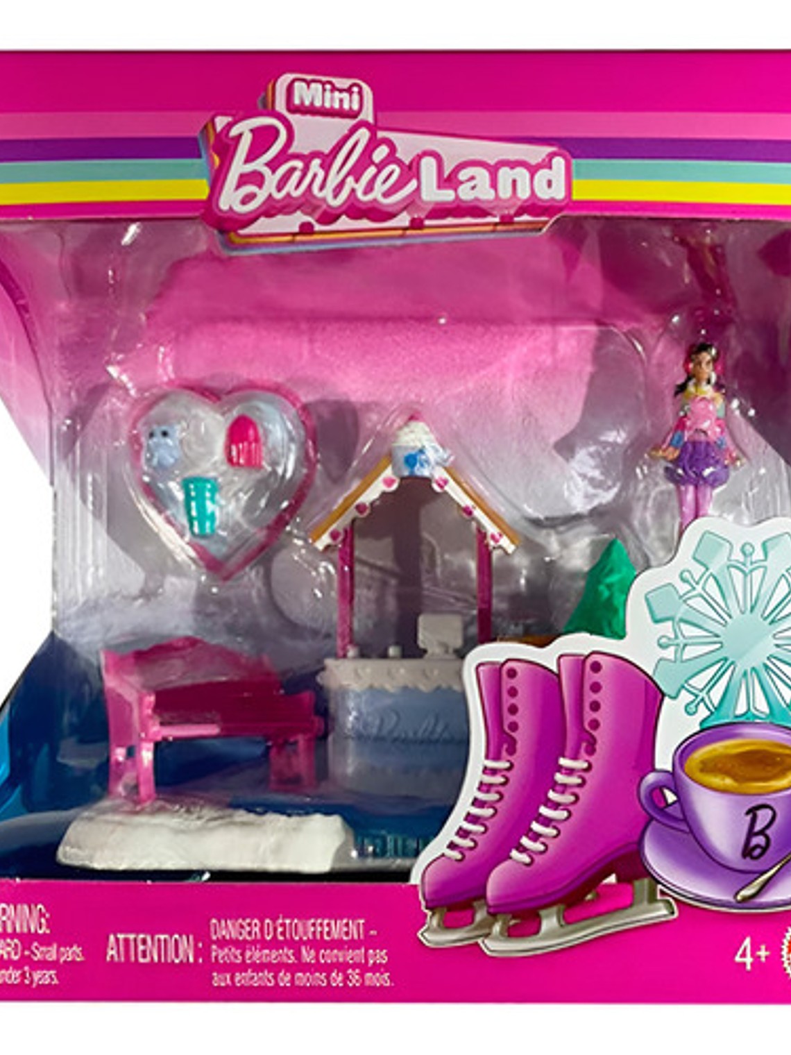 Barbie Mini Barbieland Set Miniatura Pista De Patinaje 1