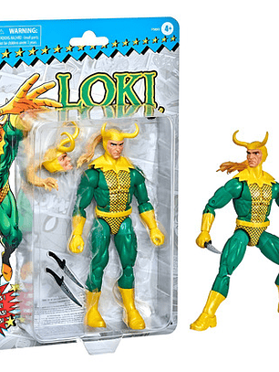Figura Fan Loki Marvel Legends Series Retro Collection