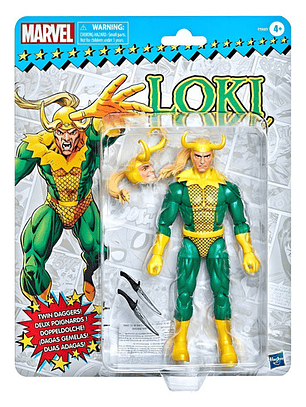 Figura Fan Loki Marvel Legends Series Retro Collection