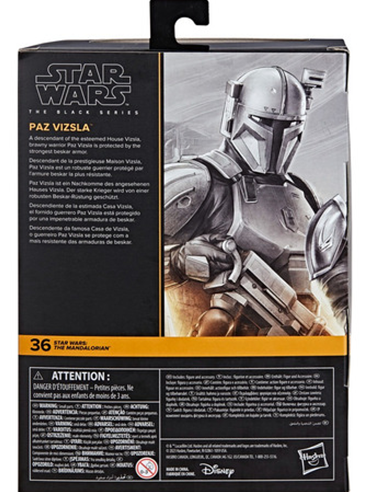 Figura De Acción Star Wars The Black Series Paz Vizsla 4