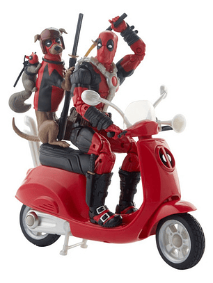 Figura De Deadpool Corps Con Motocicleta Marvel Legends