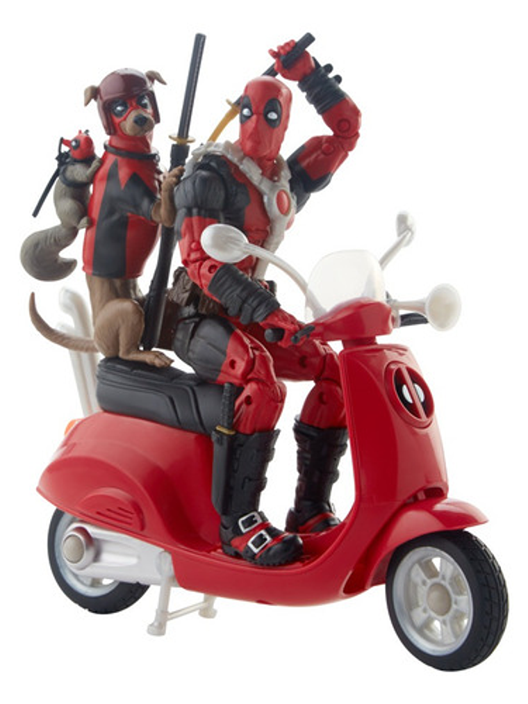 Figura De Deadpool Corps Con Motocicleta Marvel Legends 2
