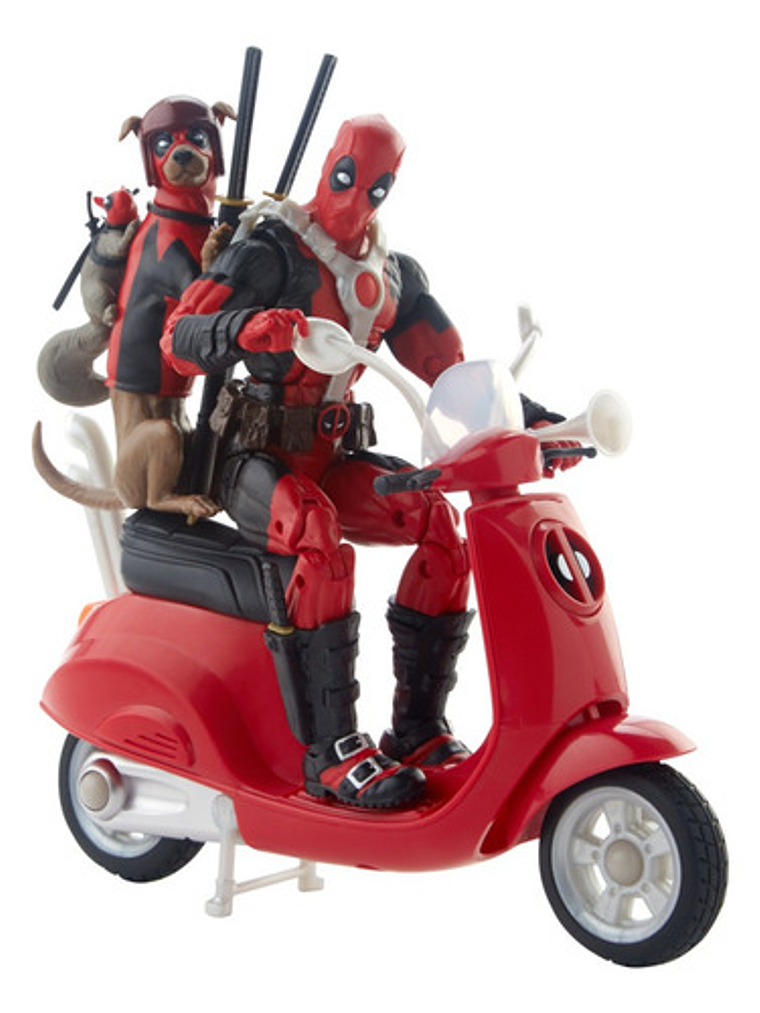 Figura De Deadpool Corps Con Motocicleta Marvel Legends 9