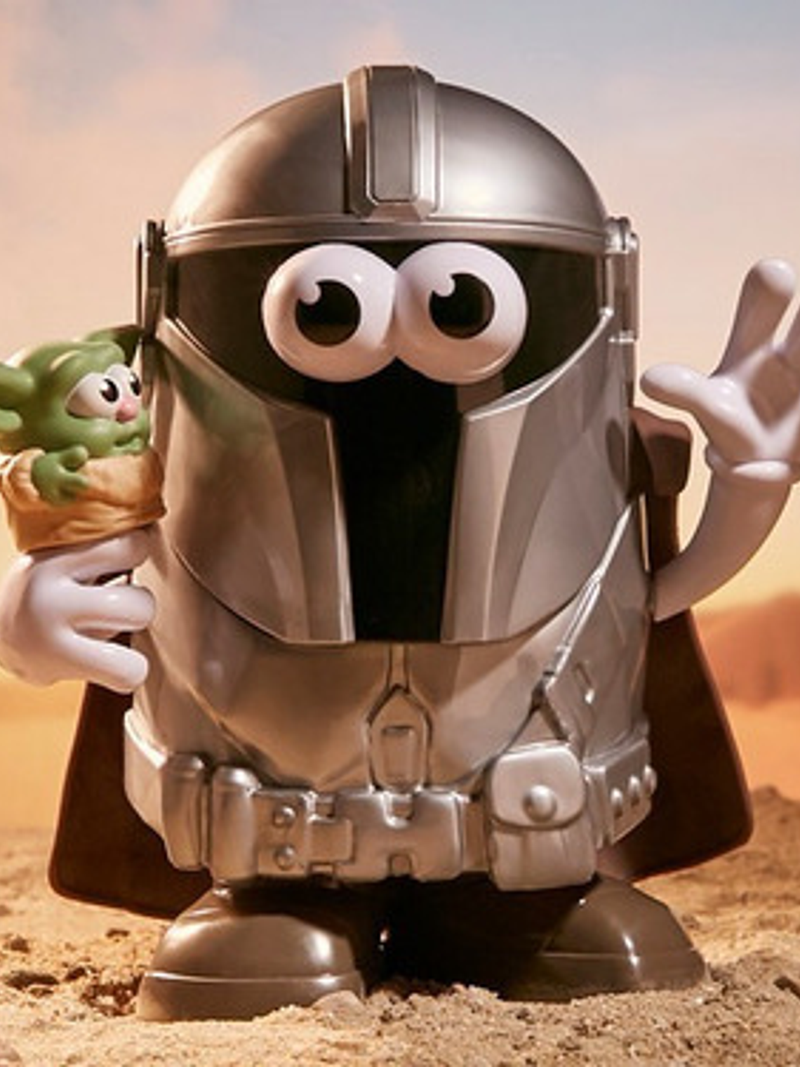 Cara De Papa Mandaloriano Y El Niño 2