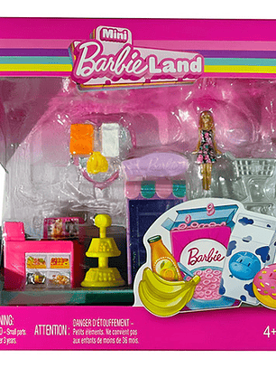 Barbie Mini Barbieland Set Miniatura Supermercado Jlg62