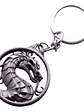 Llavero Metalico Dragon Logo De Mortal Kombat Acero - Miniatura 3
