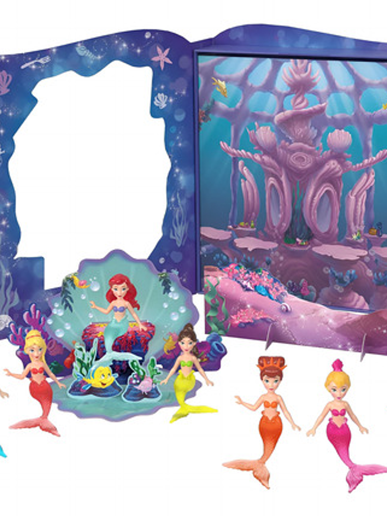 Disney Mattel Princesa Ariel Sirenita Y Sus Hermanas 1
