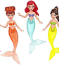 Disney Mattel Princesa Ariel Sirenita Y Sus Hermanas - Miniatura 2